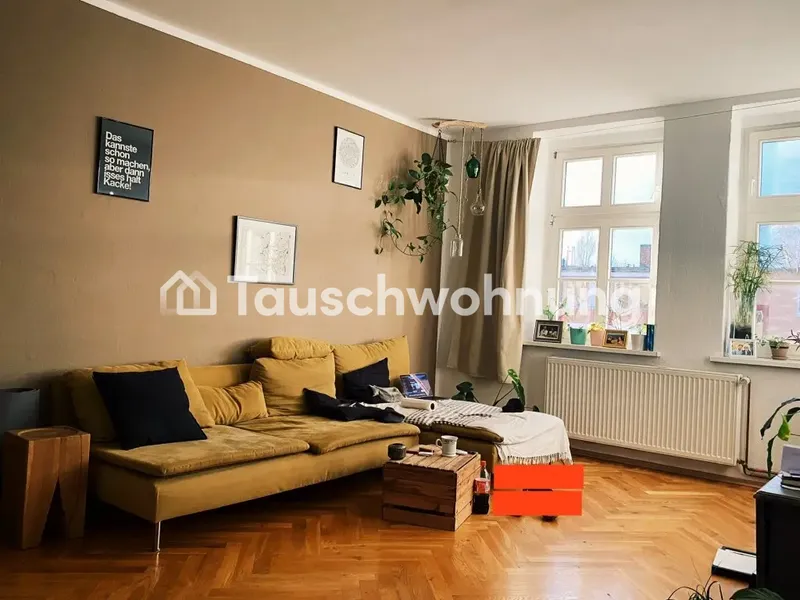 Tauschwohnung: 2 Zimmer Altbau - 76qm, Balkon, Parkett — photo 1